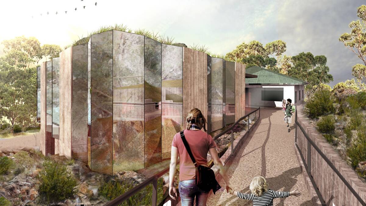 UPGRADE REVEALED: A concept design of the new Rocky Hill Museum has been unveiled by Sydney-based Crone Architects. Image: supplied