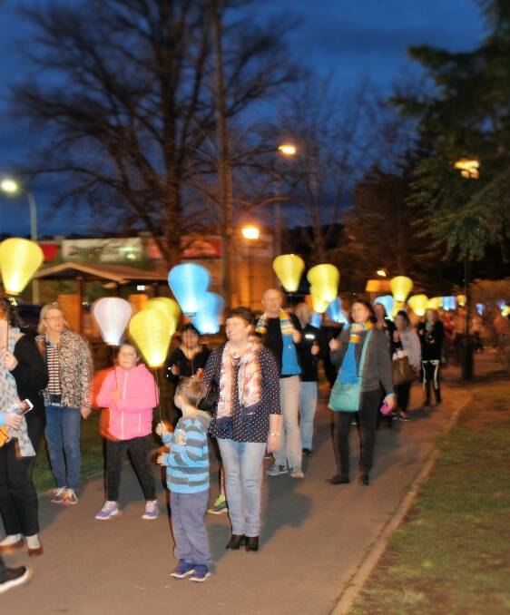About 150 lanterns were paraded around Belmore Park on Saturday, September 24 to 'Light the Night' to raise awareness and funds for leukemia and other blood cancers. Photos: David Dawson