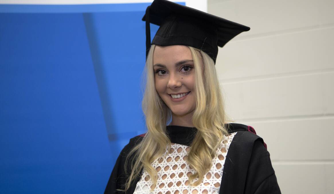Georgia Teague, 23, Bachelor of Education: “Both my parents are teachers and I always wanted to follow in their steps. I love children and being able to work with them is fantastic. Next year I will be teaching special needs students and I’m really looking forward to that.” (ex Goulburn High School)