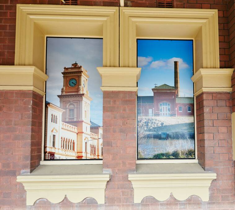 The Goulburn Icons art project was inspired by the use of public space for photo installations in Europe, and continues the council's CBD beautification. Photo: supplied