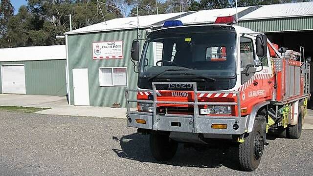 Tallong Fire Shed: On Memorial Drive with Tallong 1 Bravo out the front. Photo: supplied