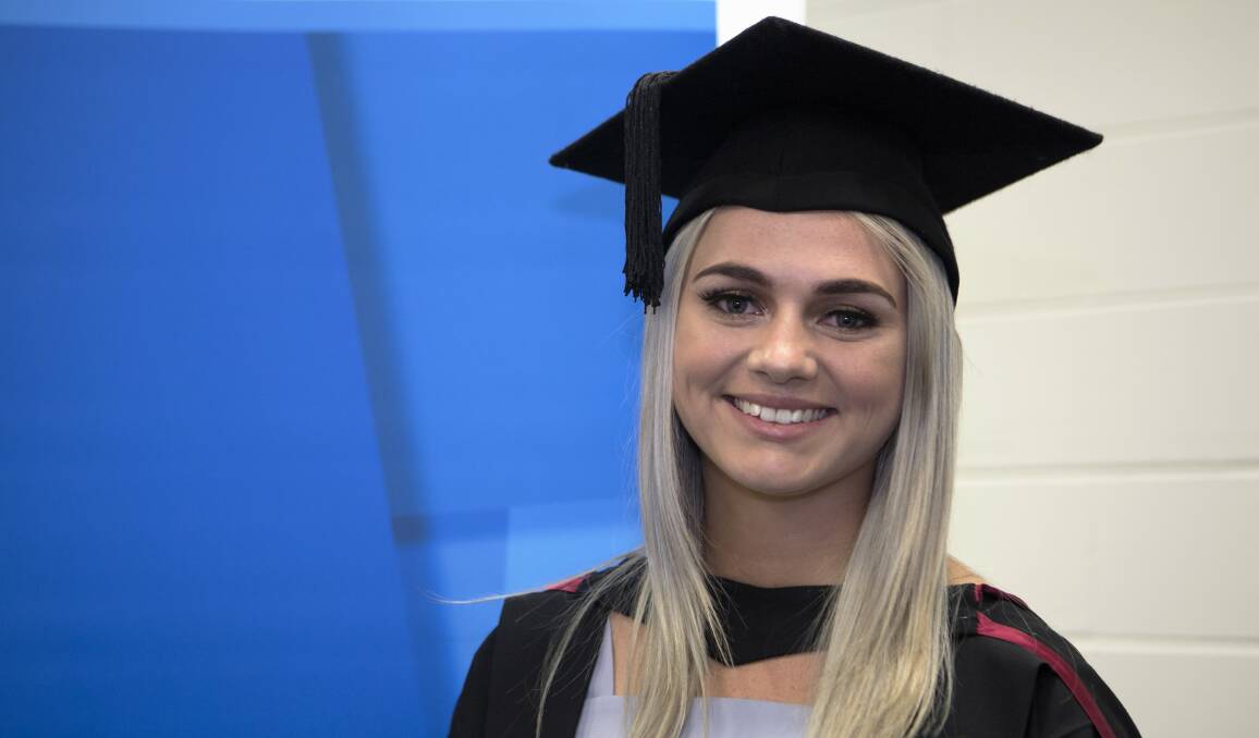 Page Kleinig, 22, Bachelor of Education: “I’m very excited. I didn’t know exactly what I wanted to do when I started [my degree] but I took a chance and was lucky enough to find that I wanted to be a teacher.” (ex Crookwell High School)