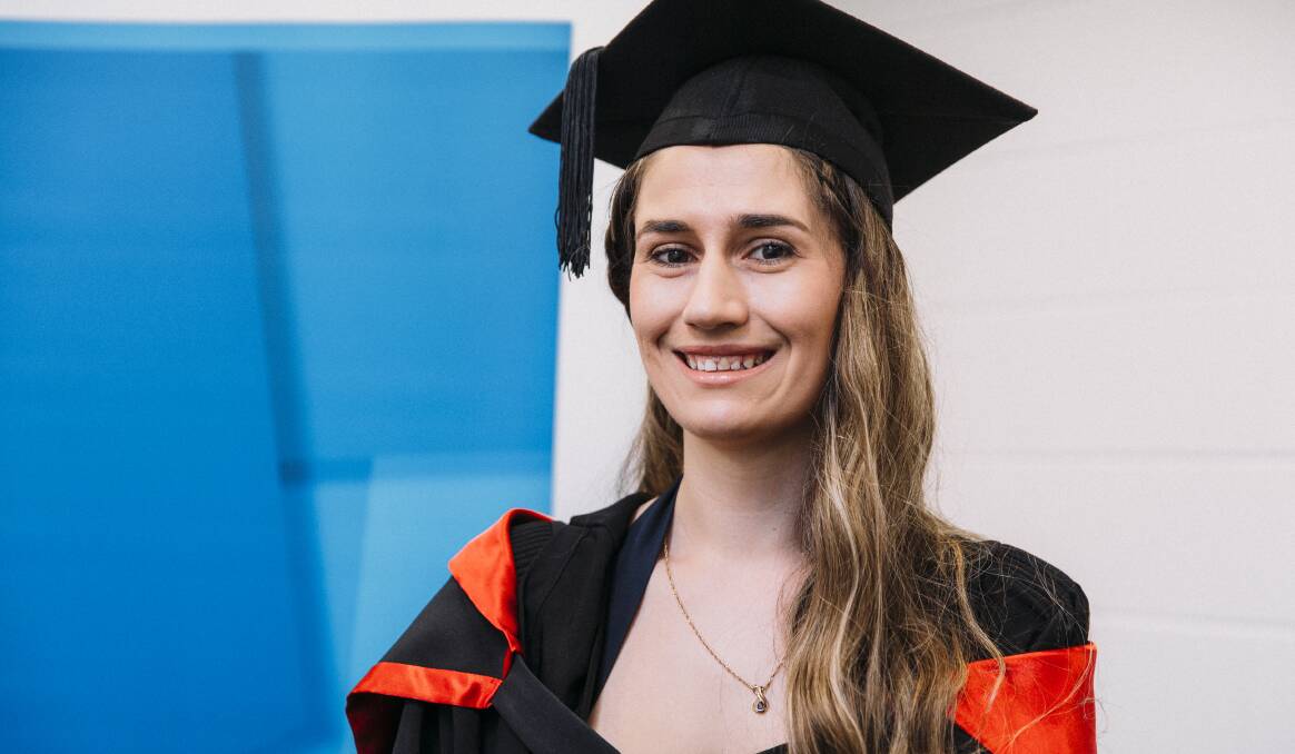 Natasha Middlemiss, 25, Bachelor of Nursing: Has already secured a position as a registered nurse in neurosurgery in the Canberra Hospital, from January. She still plans to do the daily drive down the Federal Highway to work as she loves living in Goulburn. (ex Trinity Catholic College)
