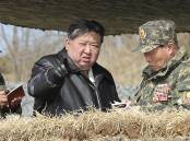 Kim Jong-un has reportedly overseen simulation drills involving nuclear counterattack posture. (AP PHOTO)