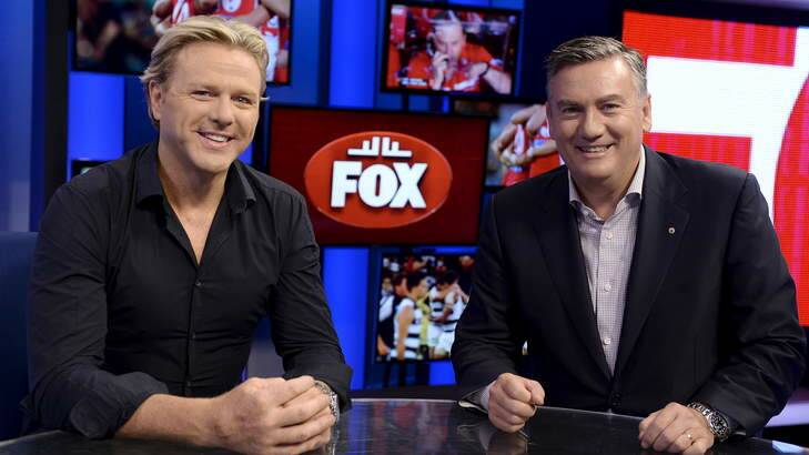 Hard-hitting: Dermott Brereton and Eddie McGuire add to the mix with <i>Ed and Derm's Big Week in Footy</i>.