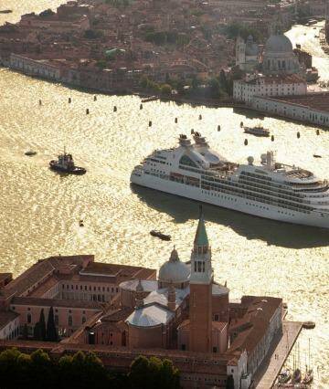 Seabourn Odyssey in Venice.

