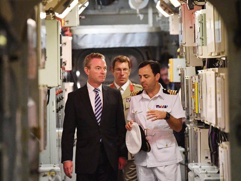 Christopher Pyne says the Australian Navy can learn from visits by ships from other countries.