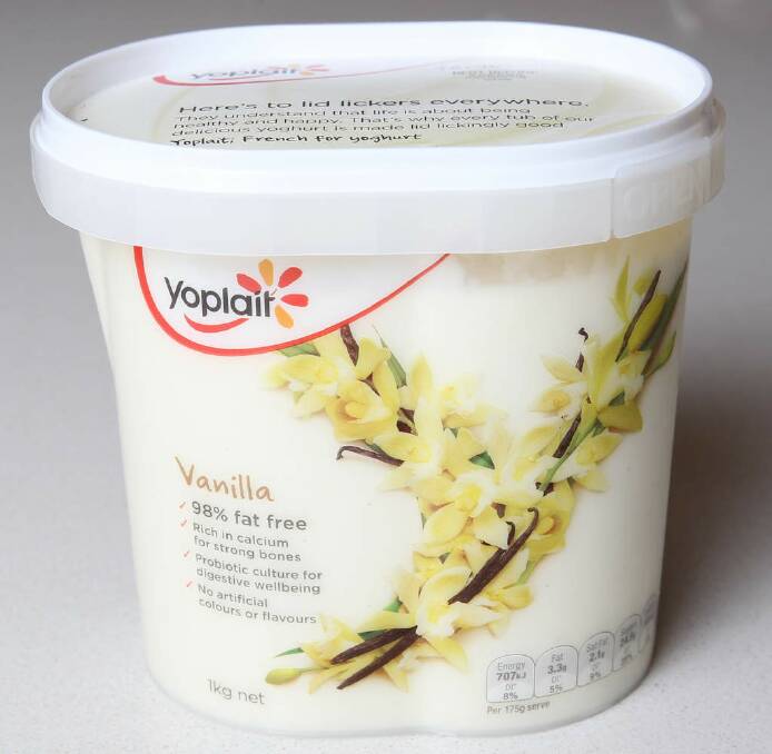 Staples: vanilla yoghurt. Photo: Janie Barrett
