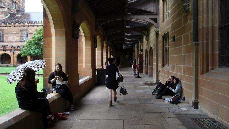 The University of Sydney says that claims of soaring fees in a deregulated system are "wildly exaggerated". Photo: Fiona Morris