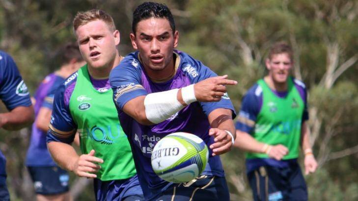 Fly-half Wharenui Hawera has signed a one-year deal with the Brumbies. Photo: Supplied