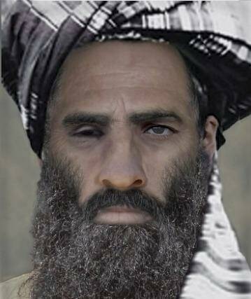 This image, first run in the Pakistani media, offers a computerised impression of what Mullah Mohammad Omar may look like if he is alive today. 