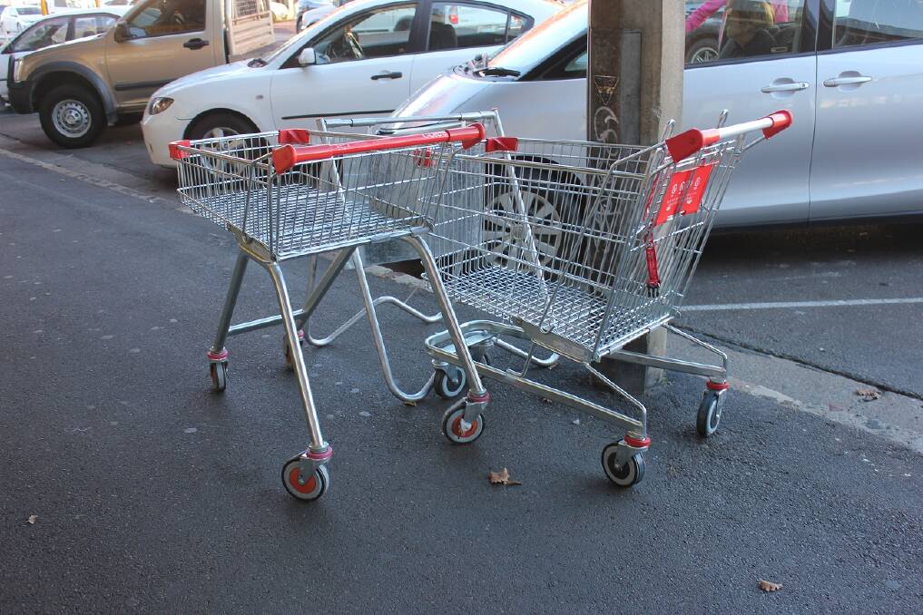 SCOURGE: The council and retailers have met again over trolleys.