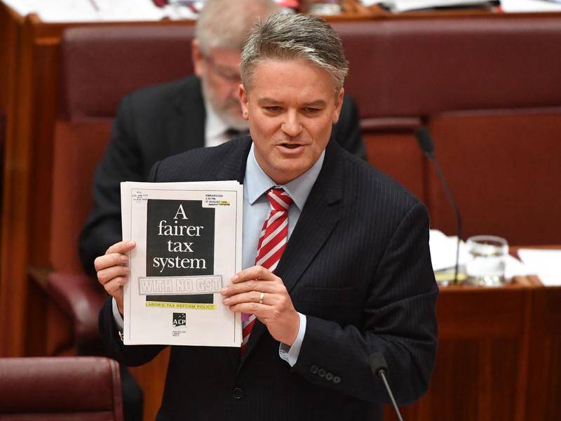 Finance Minister Mathias Cormann is working to push through the government's company tax cuts.