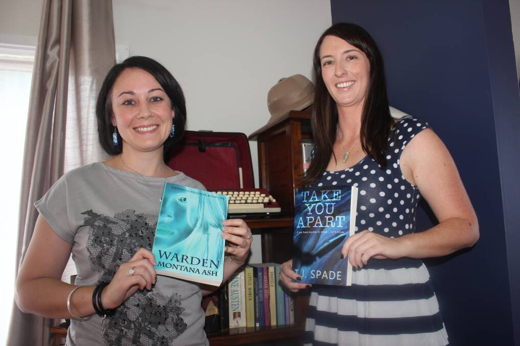 CREATIVE: Goulburn authors Kimberley Rosevear (Montana Ash) and Natasha Boswell (T.J. Spade) will speak at Goulburn Mulwaree Library on March 2. Photo: Antony Dubber