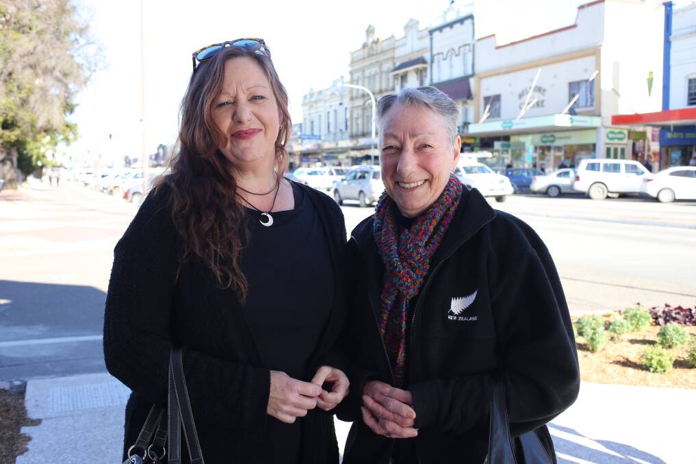 PREMONITION: Fortune tellers Lara and Janice Webb claim to have predicated the Centrelink fire in a reading weeks before it occurred.  
Photo: Brittany Murphy