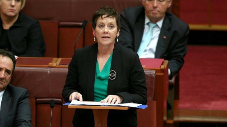 Former federal senator Ursula Stephens, Labor's candidate in Goulburn.  Photo: Alex Ellinghausen