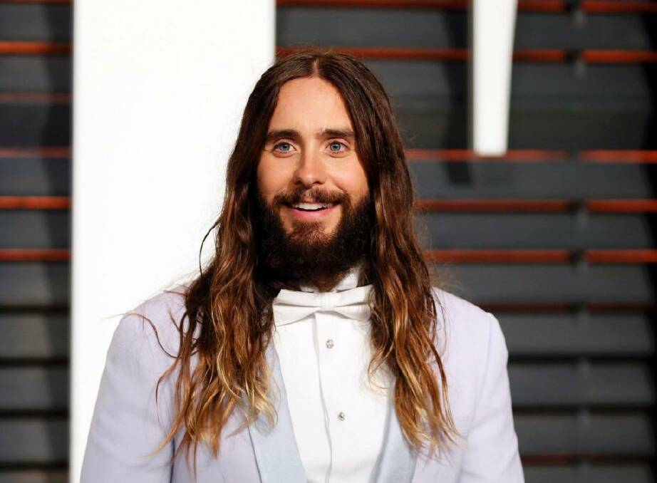 Jared Leto arrives at the 2015 Vanity Fair Oscar Party in Beverly Hills in February. Photo: Danny Moloshok