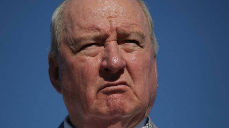 Alan Jones: "The words, in context, urged or stimulated listeners to hatred or, at least, serious contempt of Lebanese males''. Photo:  Alex Ellinghausen