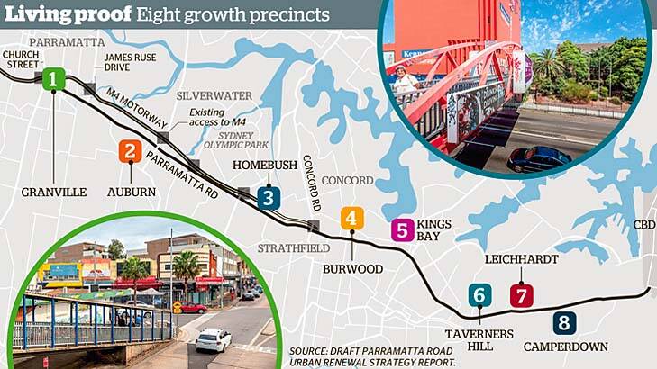 The population along Parramatta Road will increase by 51,600 by 2031, with up to 60,000 new dwellings by 2050.