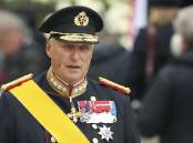 Norway's King Harald has not been seen in public since before leaving for his holiday in February. (AP PHOTO)
