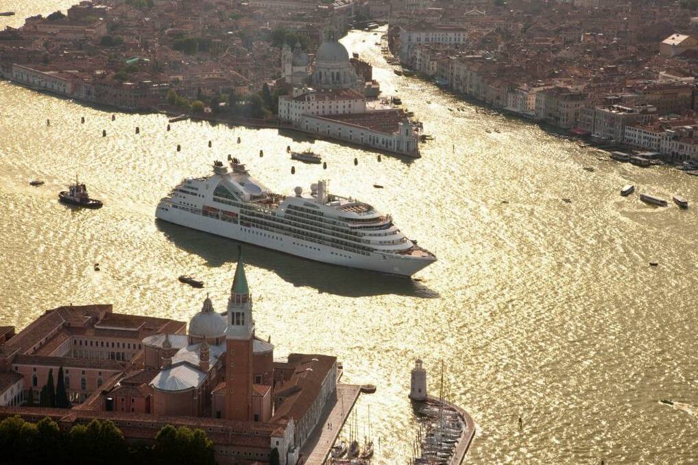 Seabourn Odyssey in Venice.
