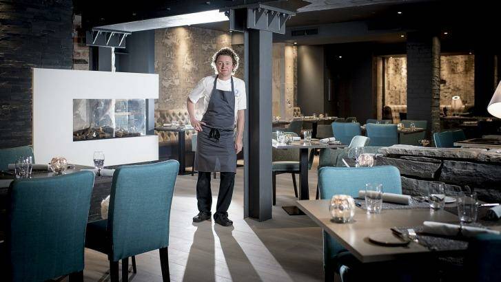 Knifes and Pots Scottish chef and Michelin-star holder Tom Kitchin at his restaurant The Kitchin. Photo: Supplied