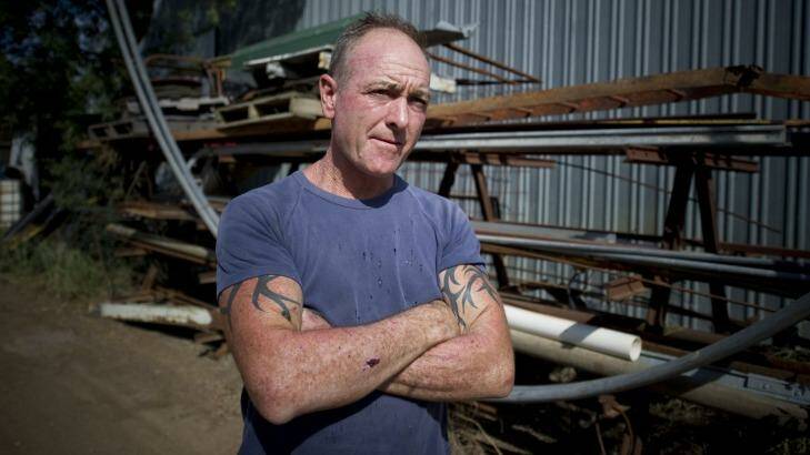 James Kessel, 46, had his insurance claim rejected by CommInsure after he had a heart attack.  Photo: Matt Miegel