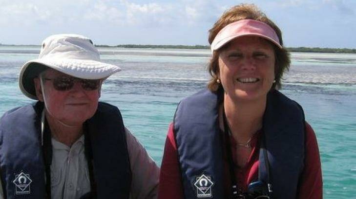 Kidnapped Australian aid worker Katherine Jane Wilson, who goes by the name Kerry, with her father Brian.