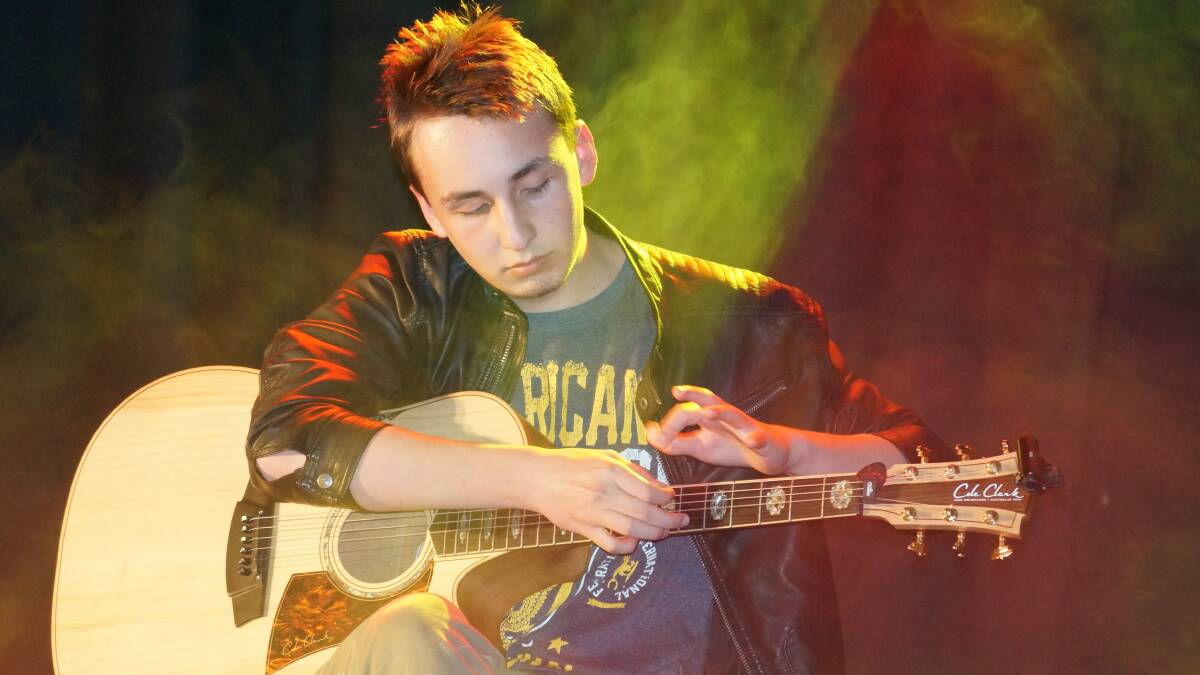 TALENT: Andrei Gozhanskiy from Mulwaree High School was outstanding on guitar.