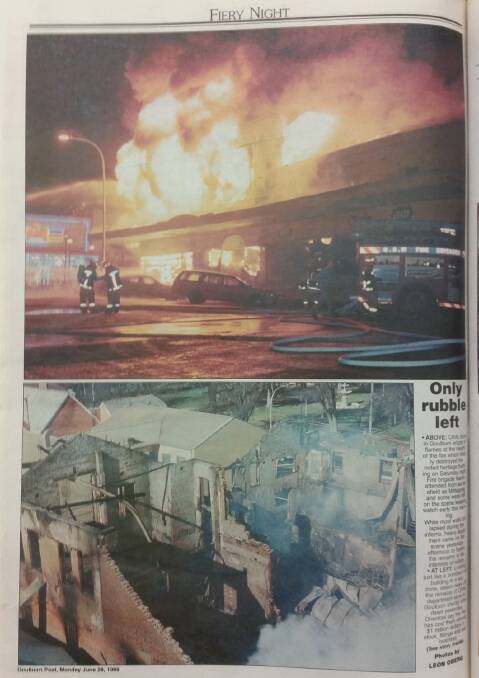 FLASHBACK: Fire at the old Knowlman's building, June 26, 1999