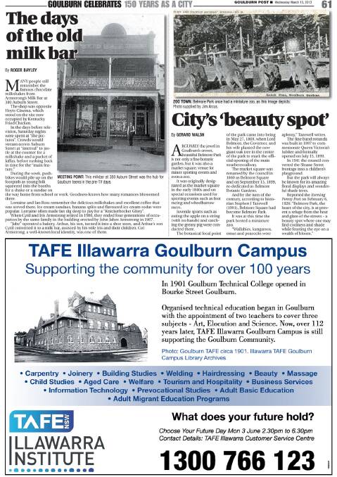 Goulburn Post - 150th anniversary special edition