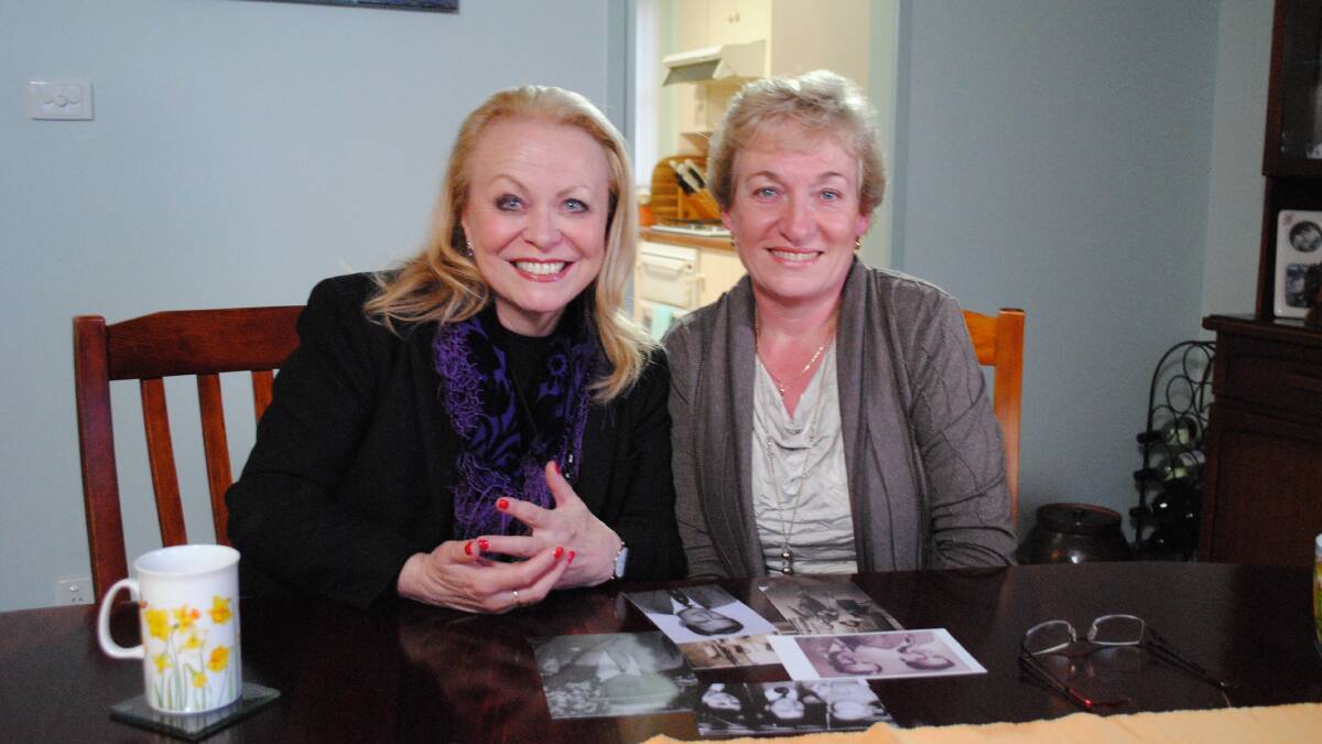 SEARCH: Jacki Weaver visits Philippa Capel (nee Onions) in Goulburn, who shares photographs of their mutual grandfather and family with her. Photo: SBS Television