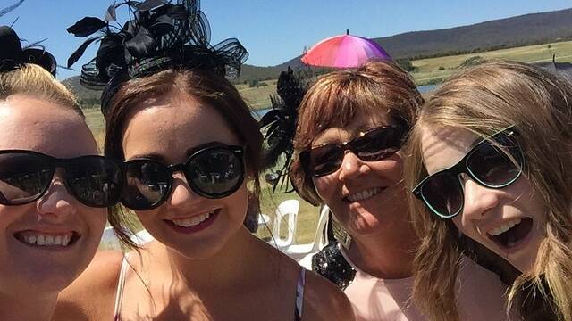 Posted to Instagram by @stackey: #family #races #sisters #mum #fun #drinks #goulburn #funtimes #love #nofilter