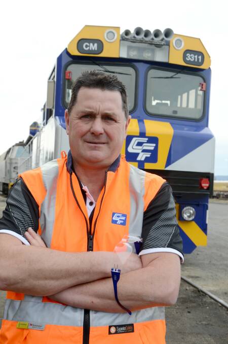 FULL STEAM: The driving force behind the intermodal initiative, CF Rail Services Goulburn workshops general manager Mick Cooper (pictured) has been invited by the Goulburn Chamber of Commerce to detail the project to the Chamber’s ‘Awesome Goulburn’ general meeting at the Soldiers Club tomorrow at 5.30pm. Chamber president Prue Martin said “our Chamber recognises the benefits and opportunities such a development would provide”. Photo: Leon Oberg 