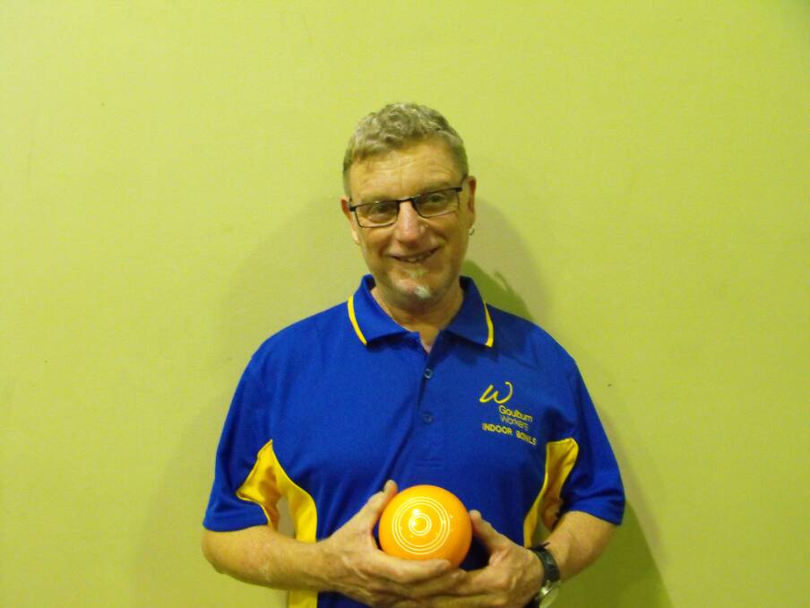 WELCOME: The Goulburn Indoor Bowls Club welcomes new member Richard Wiltshire. Photo supplied. 