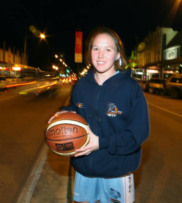 ON POINT: Goulburn basketballer Georgia Noack is off to Tasmania this week for the Australian Under 16 Basketball Championships.