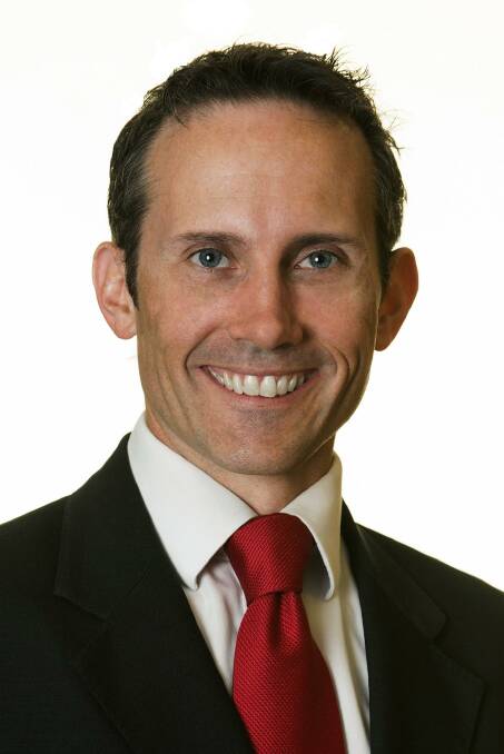 BRIGHT: Dr Ursula Stephens will host a breakfast with local business owners and special guest Andrew Leigh MP, Shadow Assistant Treasurer and Federal Member for Frazer (pictured) tomorrow morning from 7:30 am at Café Book.