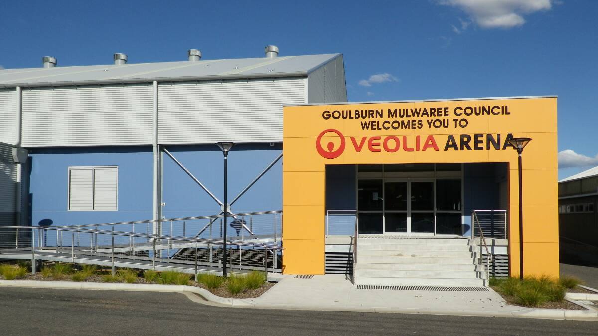 Goulburn's Veolia Arena where the Masters Indoor Hockey Championships are being held.

