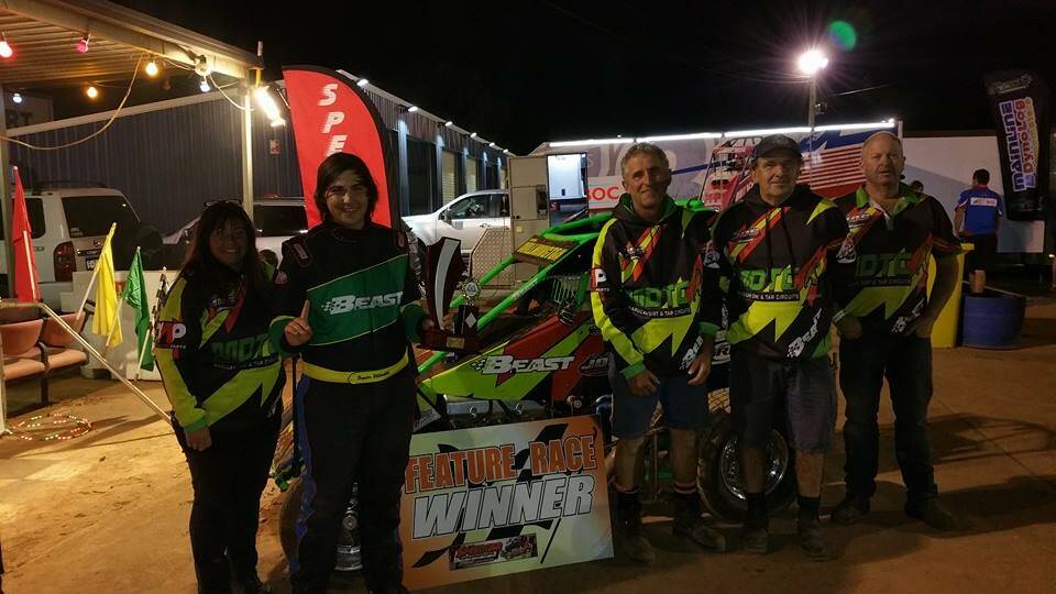 Braydan Willmington and his support team. Photo supplied.
