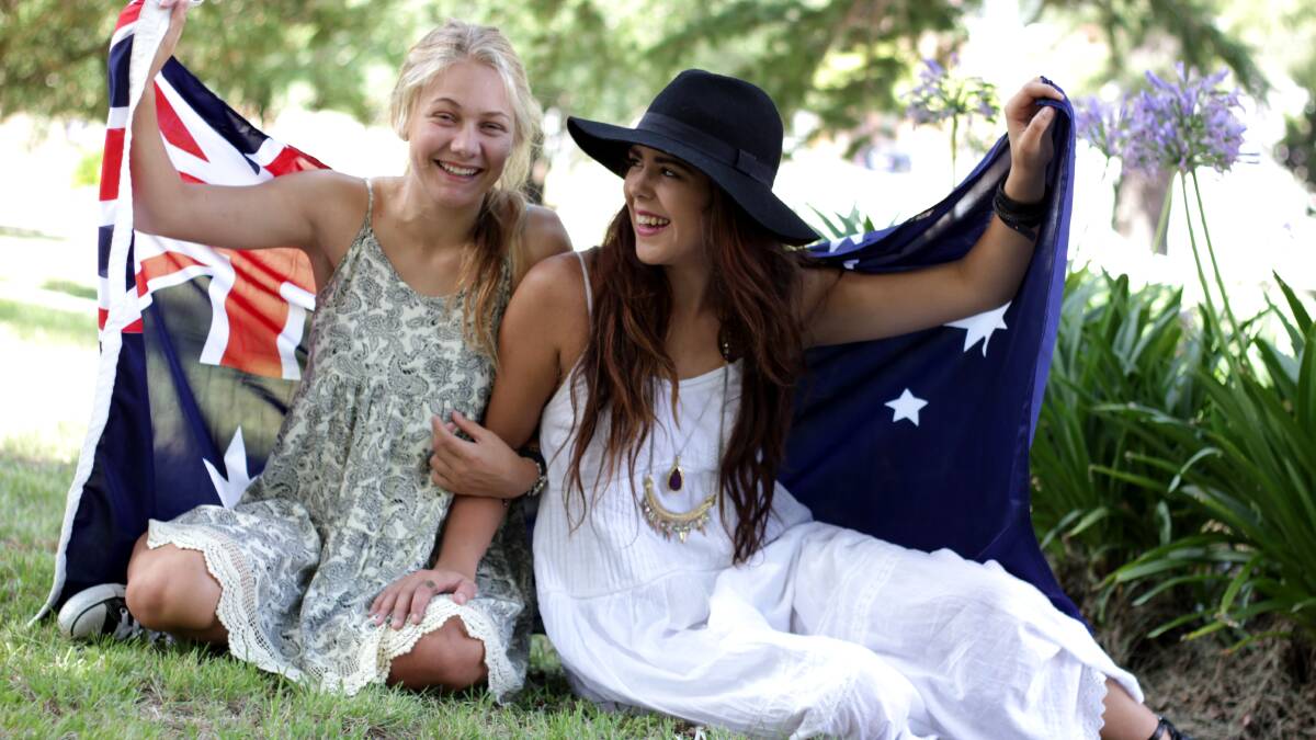 AUSTRALIA Day means different things for different people. 
For school friends Zoe Christis and Bella Sheen, memories of the national day differ.
Zoe remembers her family spending Australia Day long weekends at the dam skiing, having barbecues and enjoying the sun. 
Bella has memories of Victoria Park celebrations when she was young and now spends her time at the beach with family or in town with friends listening to the Hottest 100.
It's one of their favourite days of the year, because, like tradition dictates, it's a time to chill out and not do too much at all.