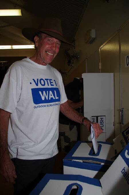 Wal Ashton voted at Bradfordville
