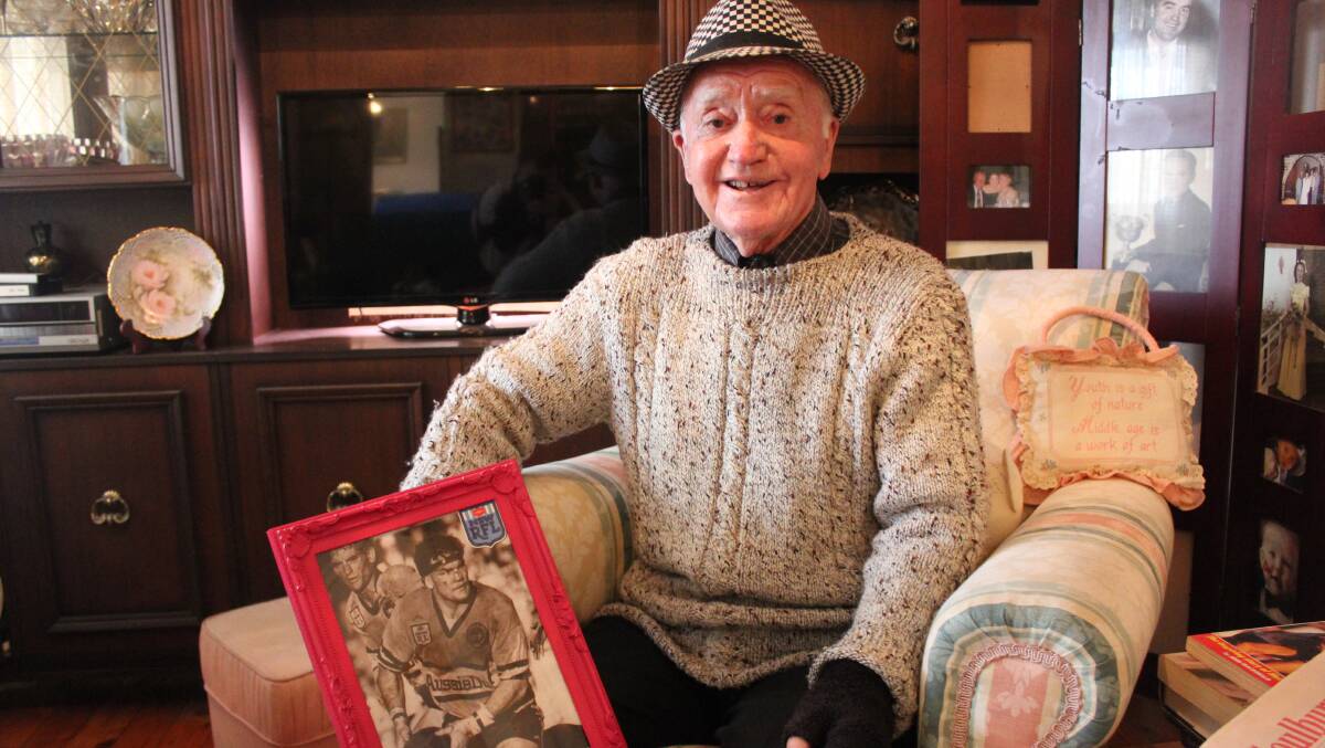 YOUNG AT HEART: Goulburn’s favourite son, Allan ‘Jockey’ Rudd officially celebrates his 90th birthday today.
