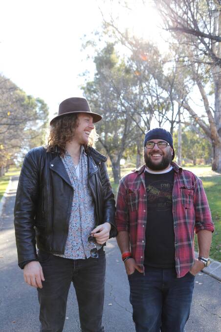 Joe Conroy and Brendan Smith pictured ahead of Earl Jam next Friday night. Photo: Brittany Murphy