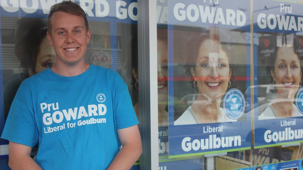 Goulburn Liberals Vice President and campaign manager Sam Rowland, 23