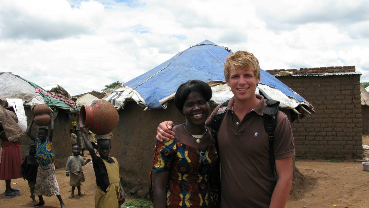 INSPIRING HOPE: The United Nations ‘Woman Achiever of the Year,’ in 2010, Grace Arach will speak at ‘A Night of Hope’ in Goulburn next month. She will be joined by  singer/songwriter Levi McGrath (right) who also worked with World Vision, rehabilitating children forced to join armies. They are pictured here in Uganda.
