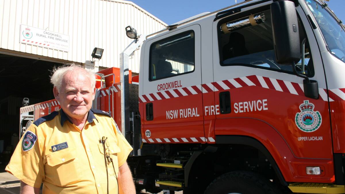 Southern Tablelands RFS Zone Operations Officer Ian Kennerley pictured in January. Photo: Lloyd Scroope.