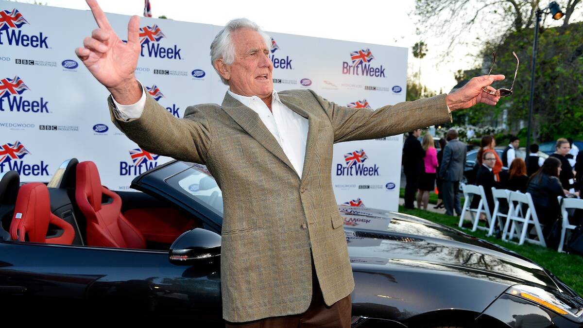 Actor George Lazenby attends the launch of the Seventh Annual BritWeek Festival 'A Salute To Old Hollywood' on April 23, 2013 in Los Angeles, California. (Photo by Frazer Harrison/Getty Images for BritWeek)
