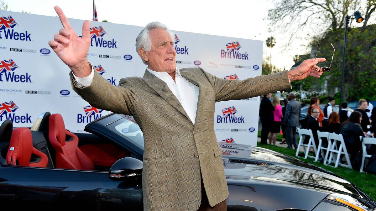 THE STAR: Actor George Lazenby arrives at the 9th Annual BritWeek launch party at the British Consul General’s Residence on April 21, 2015 in Los Angeles, California. (Photo by David Buchan/Getty Images)