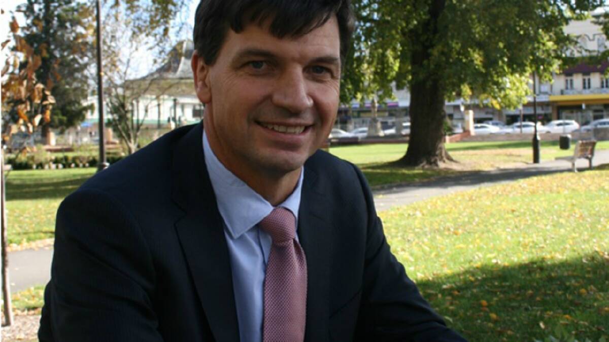 Member for Hume, Angus Taylor, last month spruiked his government’s axing of the carbon tax.