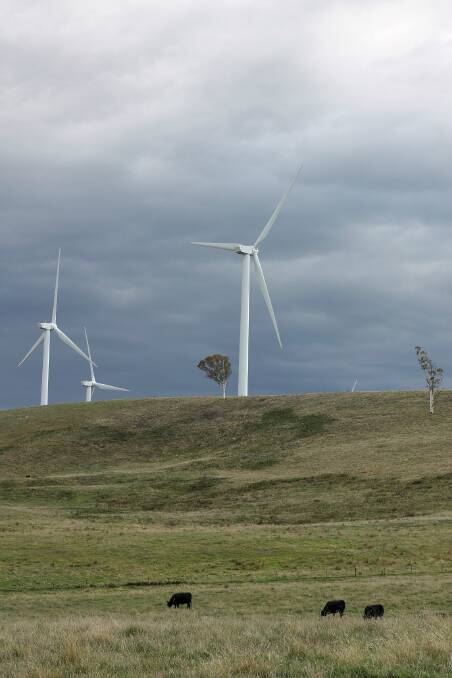 RENEWABLES: A solar farm will be located near the current Gullen range Wind farm, south of Crookwell. 